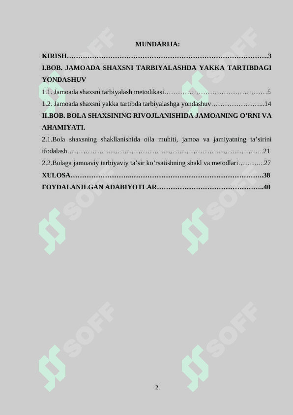 Jamoada shaxsni tarbiyalashda yakka tartibdagi yondashuvning ahamiyati 2