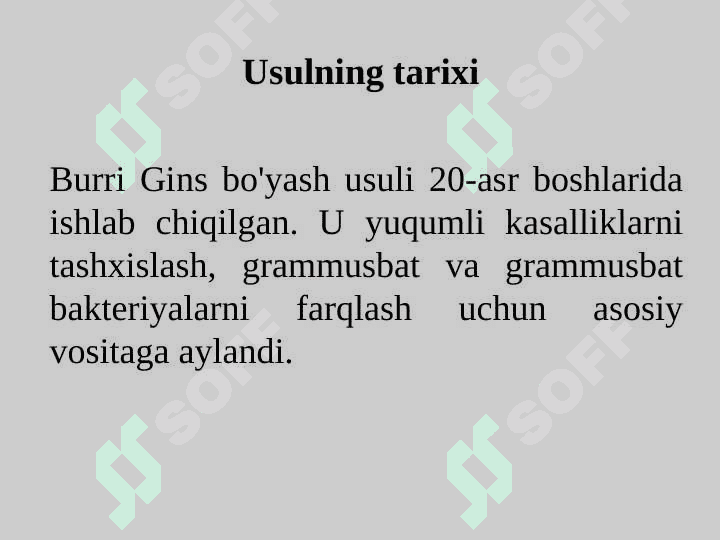 Burri-Gins usuli bilan kapsulani aniqlash 2