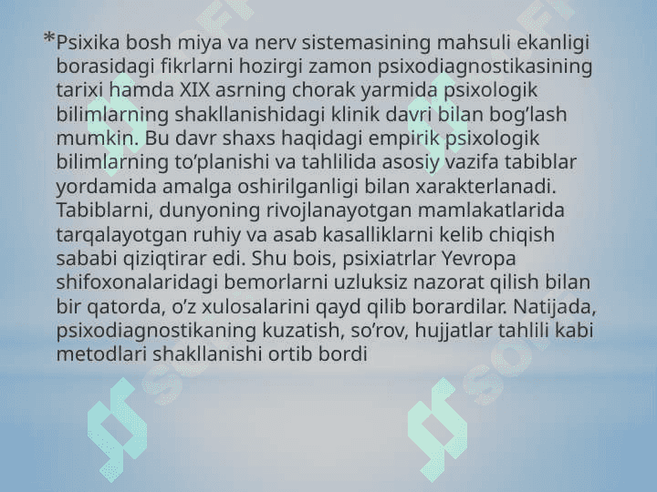 Psixodiagnostika tarixi 5