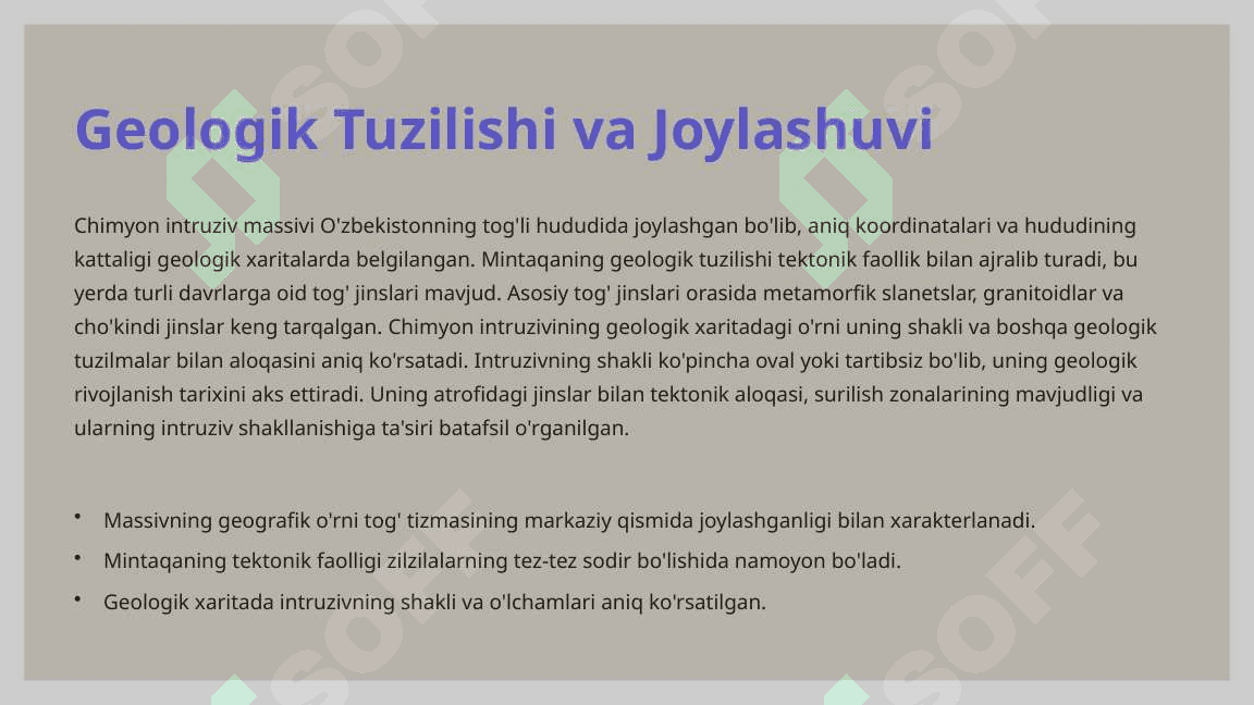 Chimyon Intruziving Petrografik Xususiyatlari 2