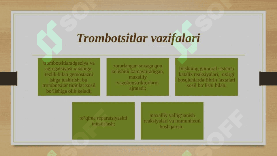 Trombotsitlar 4