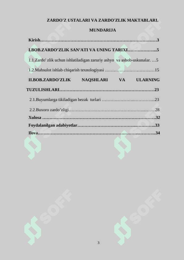 ZARDO'Z USTALARI VA ZARDO'ZLIK MAKTABLARI 2