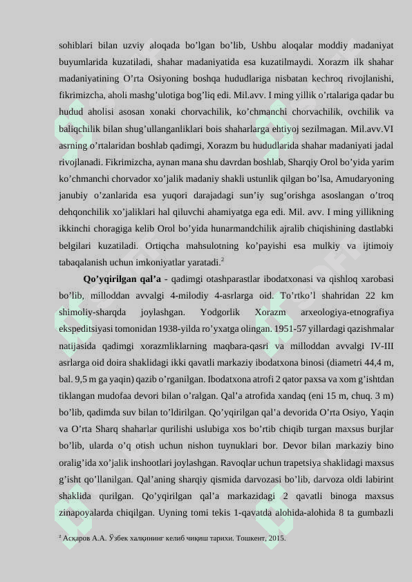 O'RTA OSIYONING ANTIK DAVR MEMORCHILIGI 5