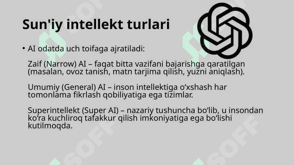 Sun’iy intellekt (AI) 4