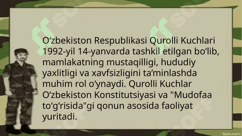 Oʻzbekiston qurolli kuchlari 2