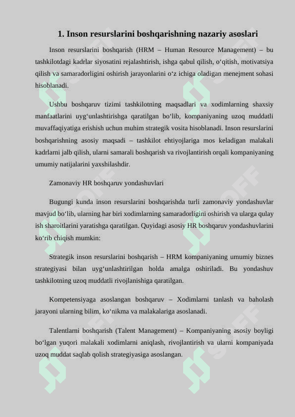Artel kompaniyasining inson resurslarini boshqarishi 3
