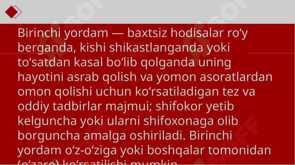 Jabrlanganda birlamchi tibbiy yordam ko'rsatishning tartib va qoidalari 2