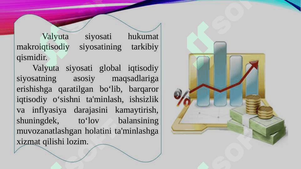 VALYUTA SIYOSATINI AMALGA OSHIRISH DASTAKLARI VA USULLARI 5
