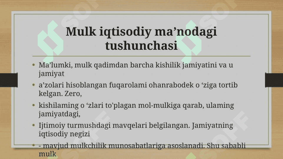 Mulk huquqi 3