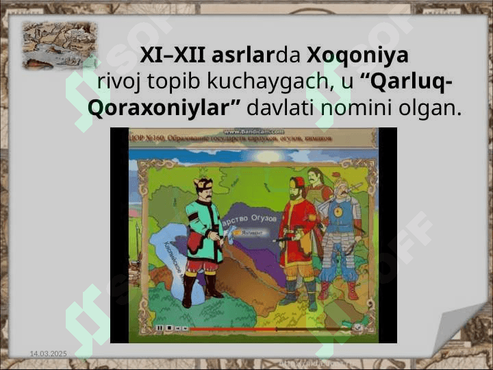 Qoraxoniylar 4