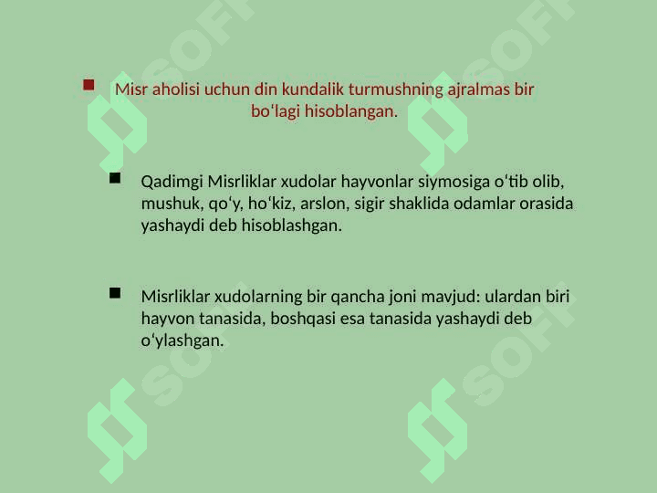 Qadimgi Misrning maʼbudlari 3