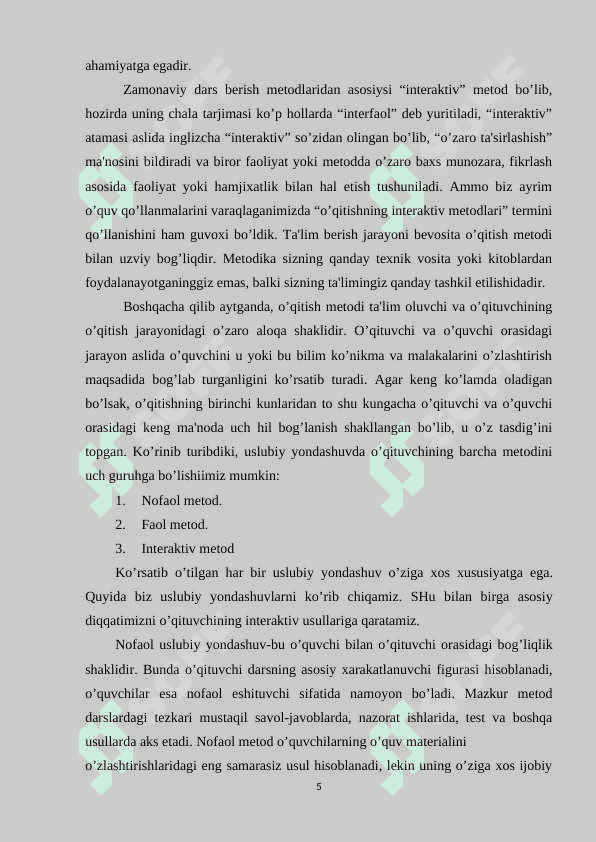 O’quvchilarga bilim berish jarayonida noan’anaviy yondashish 5