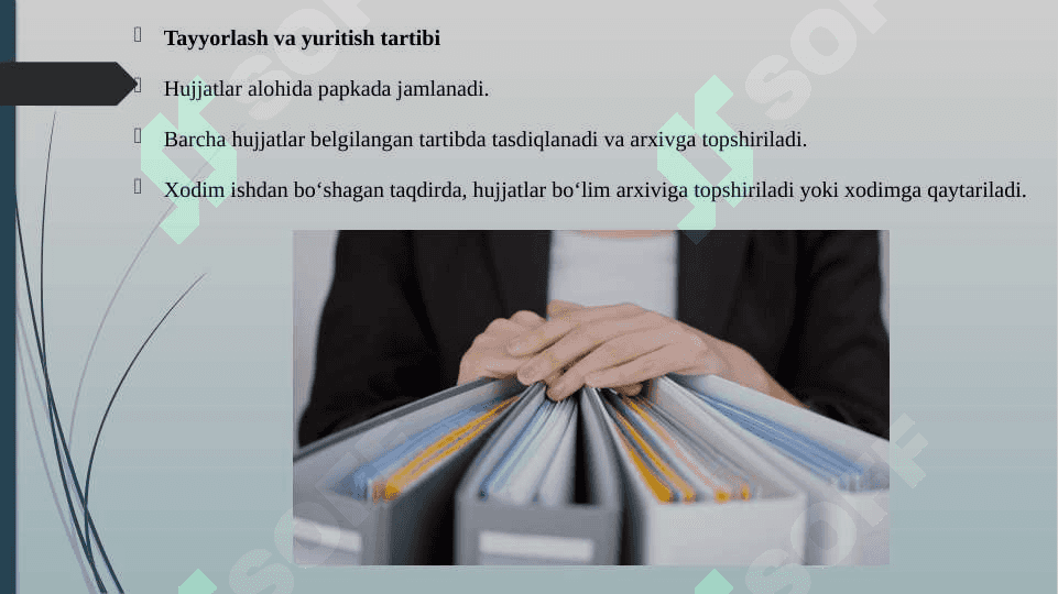 TAʼLIM TASHKILOTLARIDA KADRLAR SHAXSIY XUJJATLARNING YIGʻMA JILDINI TAYYORLASH 5