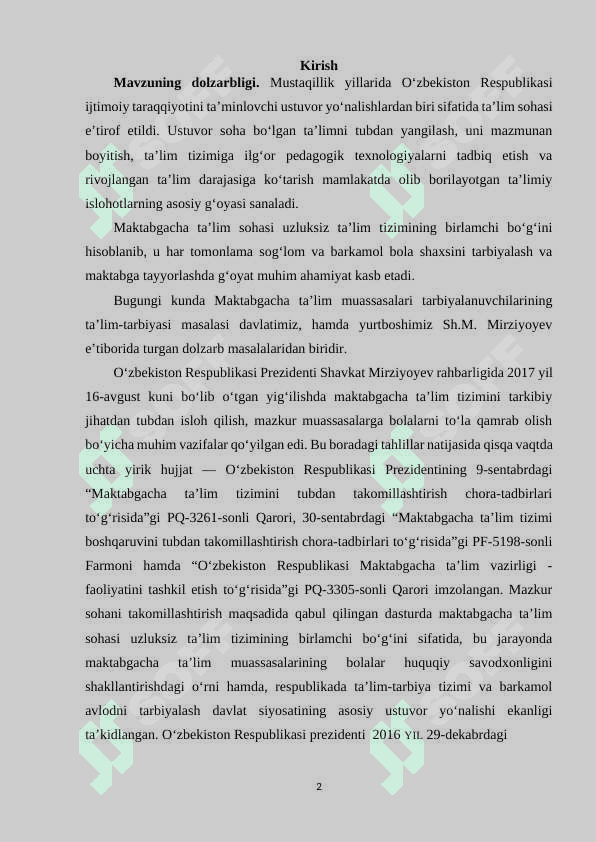 Mustaqillik shoroitida yoshlarni barkamol shaxs qilib tarbiyalash samaradorligini oshirish 2