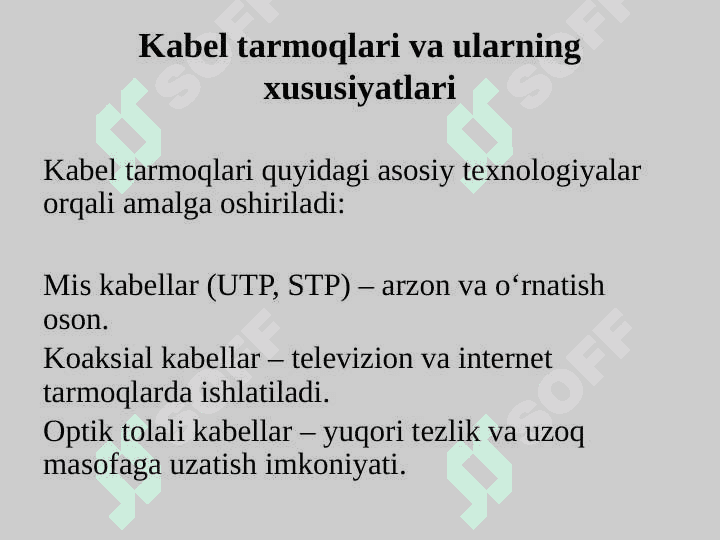 Lokal tarmoq va uning qurilishi 5