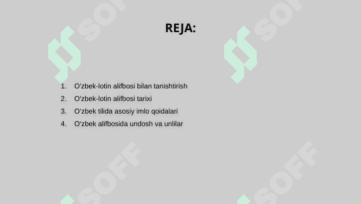 Oʻzbek-lotin alifbosining imlo qoidalari. Oʻzbek tilida tinish belgilari 2
