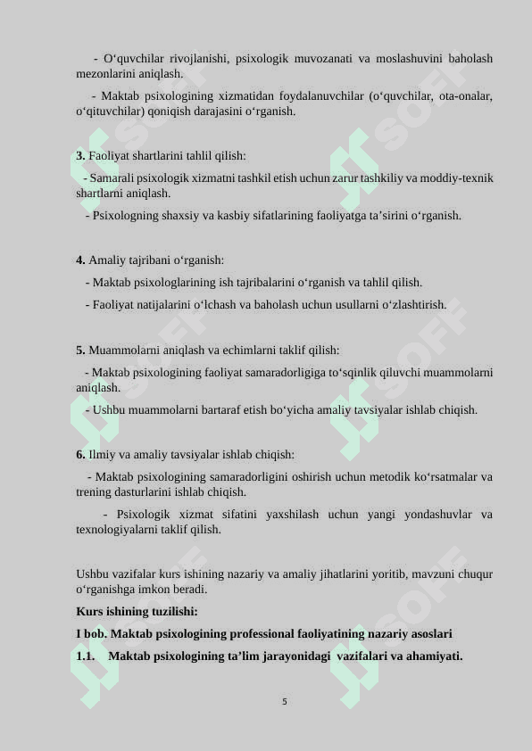 Ta’lim  tizimida psixologik xizmat maqsadi va vazifalari 5