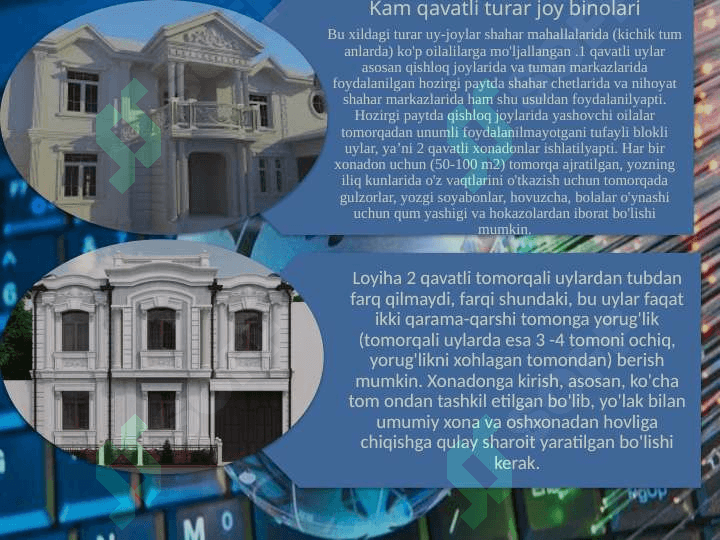 Kam qavatli turar joy binolari klasifikatsiyasi 2