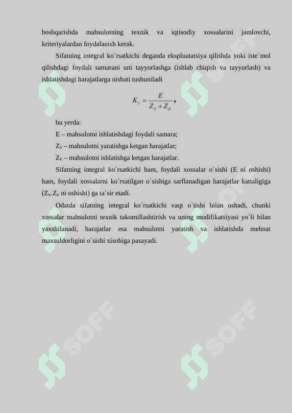 Mahsulot sifati va sifatni boshqarish tizimi mavzusidan tayyorlangan kurs ishi 7