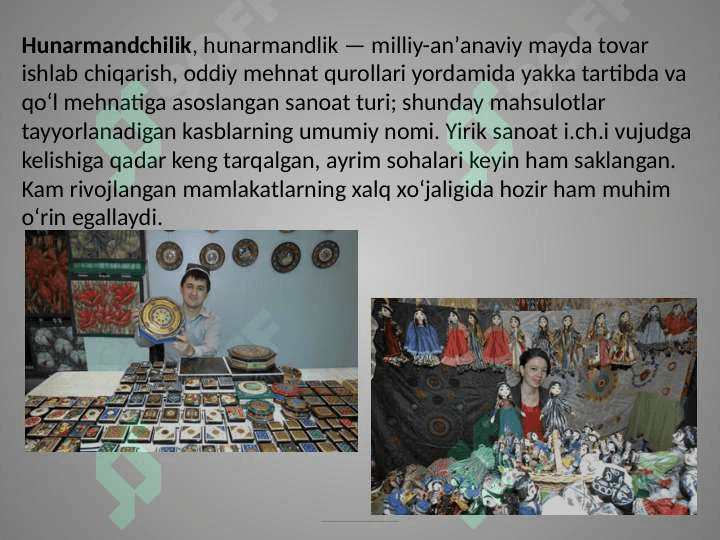 Hunarmandchilik madaniyati 2