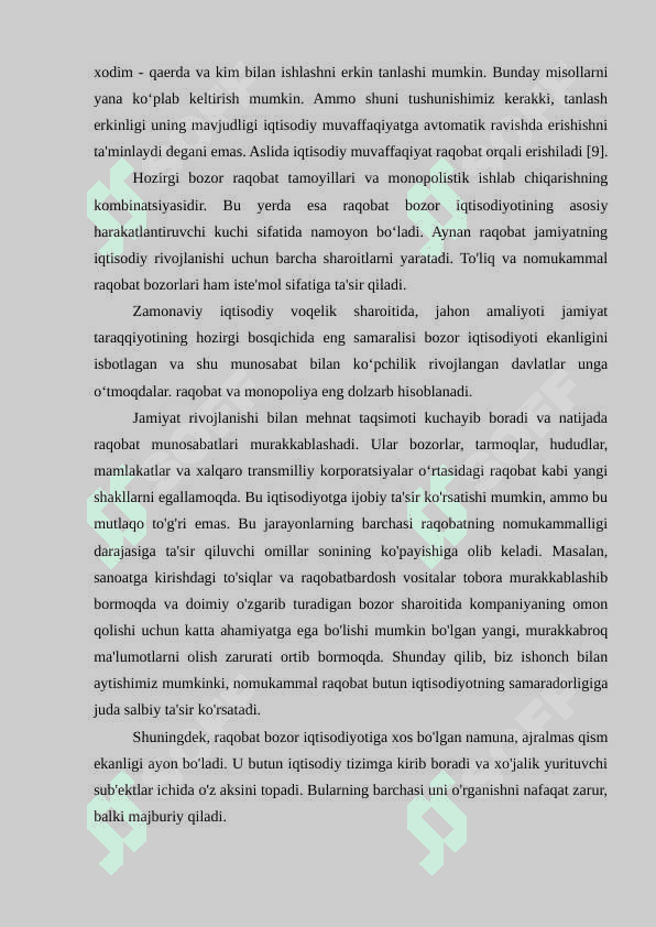 Monopol hokimiyat sharoitida narx belgilash va diversifikatsiyalash tamoyillari kurs ishi docx 3