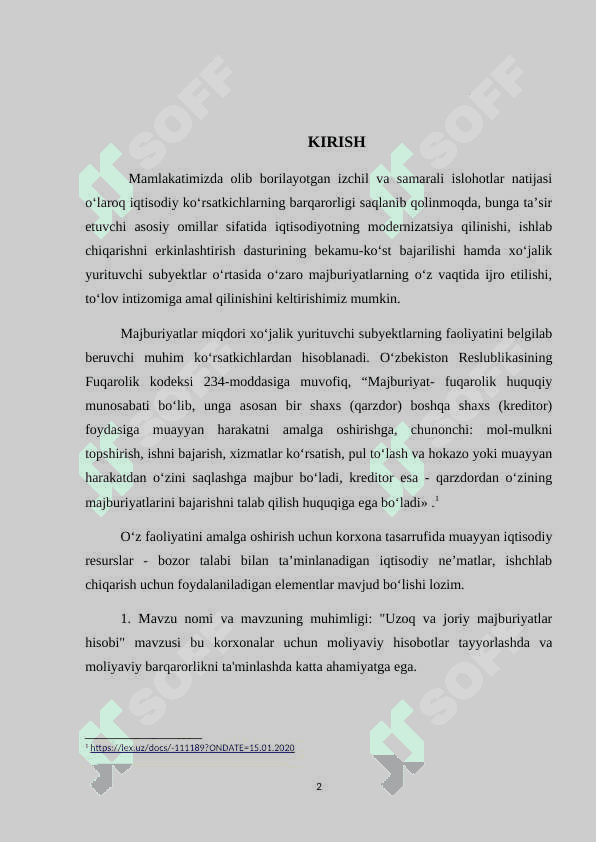 MAJBURYATLAR TARIFI VA ULARNI ETIROF ETISH 2