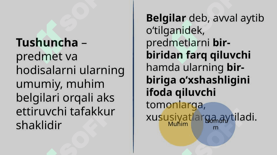 Tafakkur shakllari: tushuncha, hukm va xulosa 2