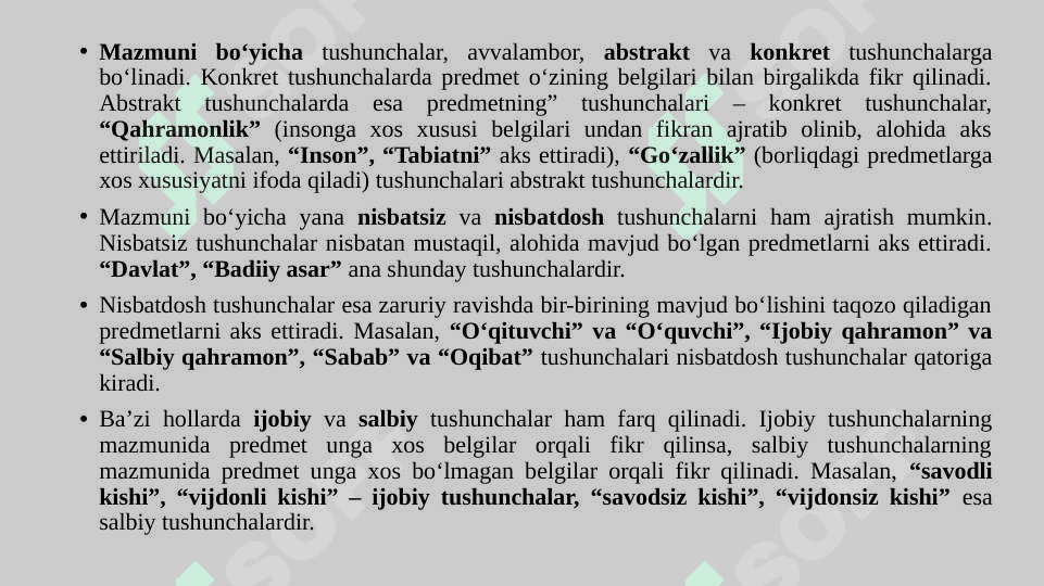 Tafakkur shakllari: tushuncha, hukm va xulosa 6