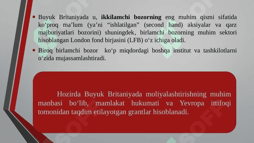 UZOQ MUDDATLI MOLIYALASHTIRISH UCHUN MABLAG’LAR MANBALARI pptx 6