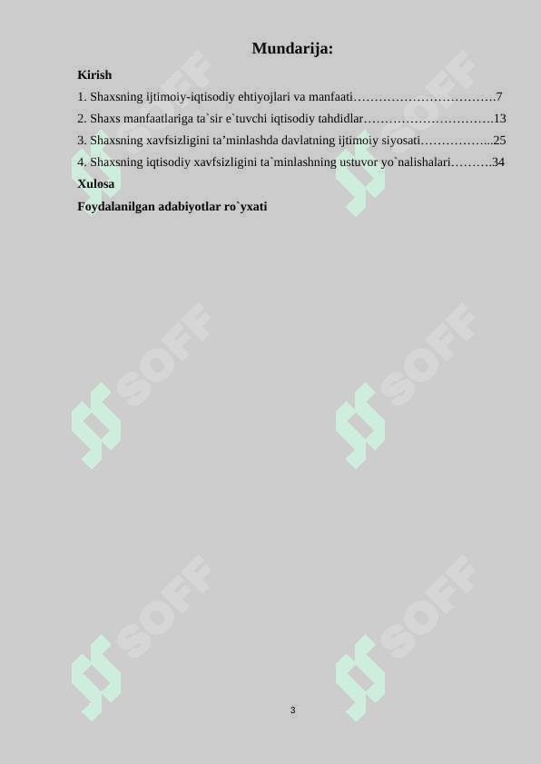 Shaxsning erkinliklari va iqtisodiy mustaqilligi 2