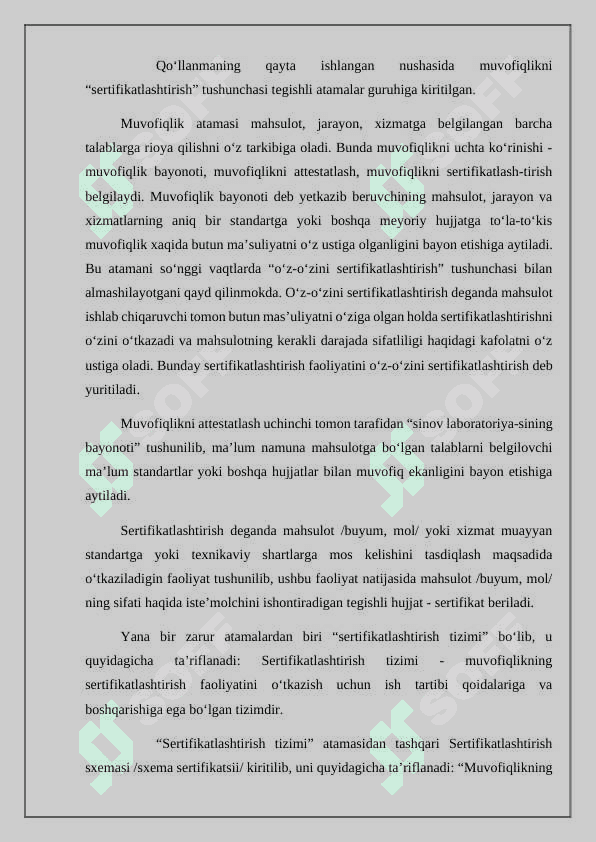 Sertifikatlashtirish usullarini o'rganish 4