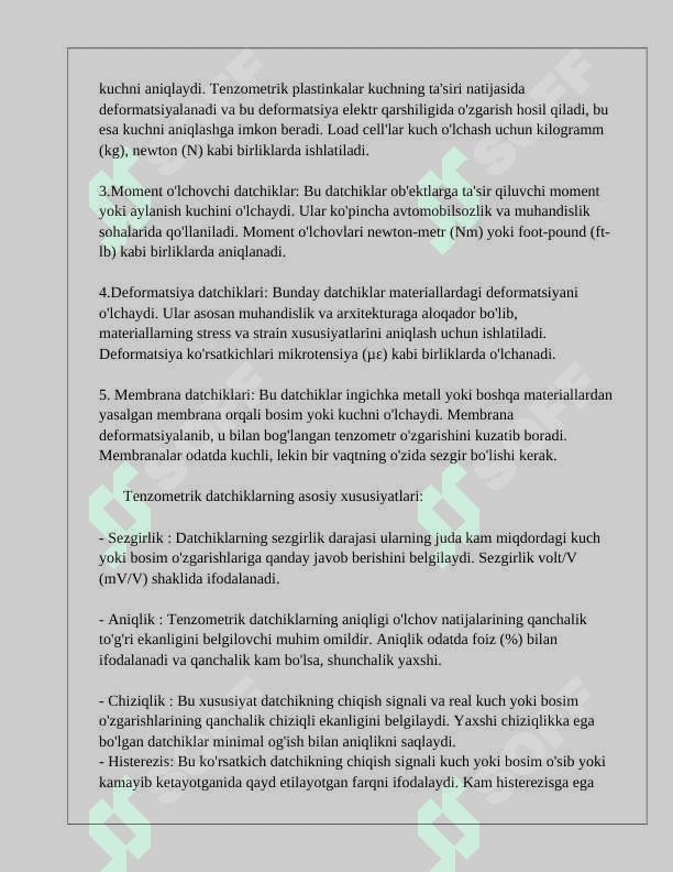 SIMLI TENZOMETRIK DATCHIKLAR 4