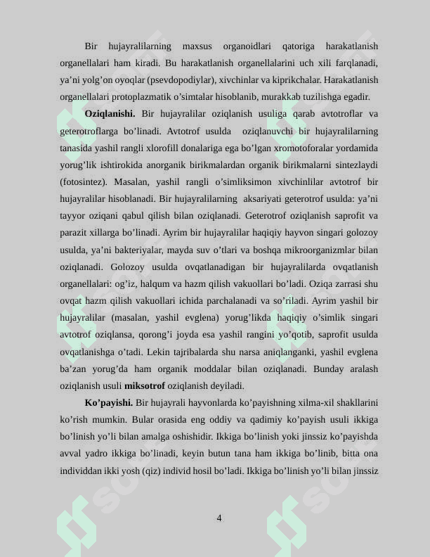 UMIRTQASIZ HAYVONLAR KELIB CHIQISHIDA FILOGENETIK BOG‘LIQLIGI 4