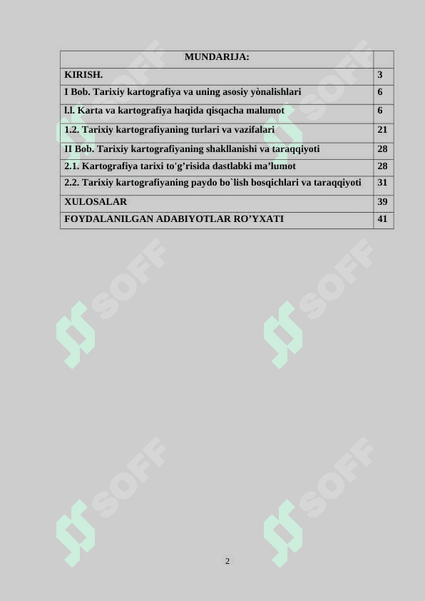 1-kartografiyaning rivojlanish tarixi 2