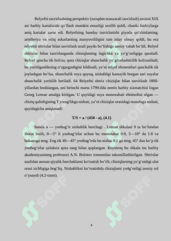 Relyefni tasvirlash usullari 6