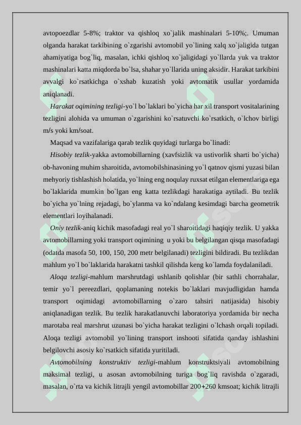 Taqiqlovchi yo‘l belgilar 3