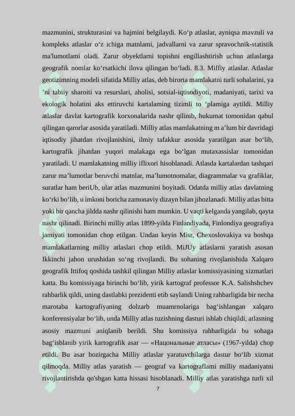geografik atlaslar va ularning turlari 7