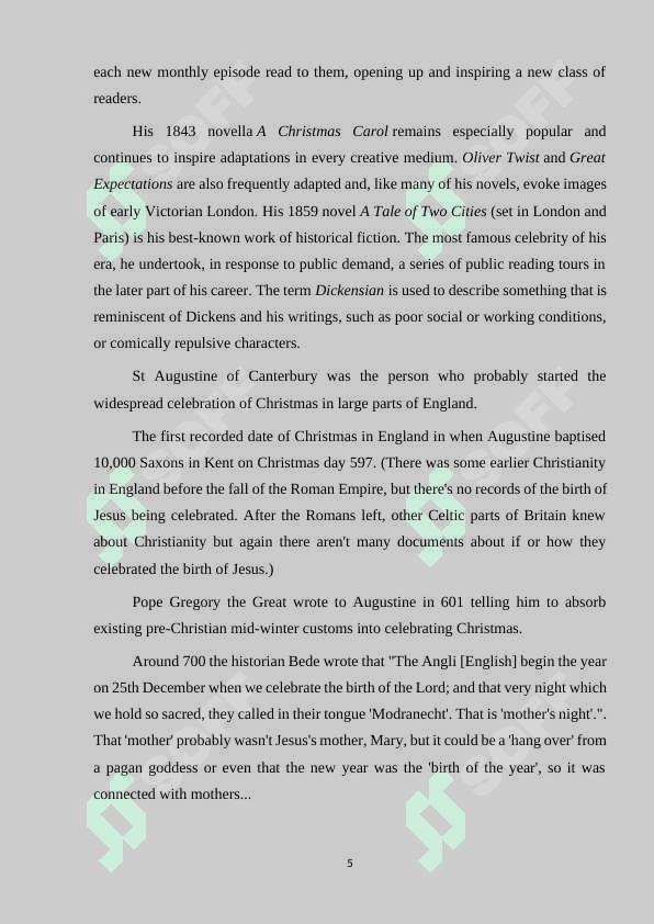 Charles Dickens as a founder of Christmas genre in British literature 5
