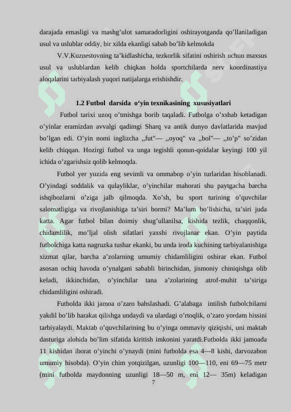 FUTBOLCHILARDA RAQIBNI ALDASH TEXNIKASINI O’RGATISH METODLARI 7