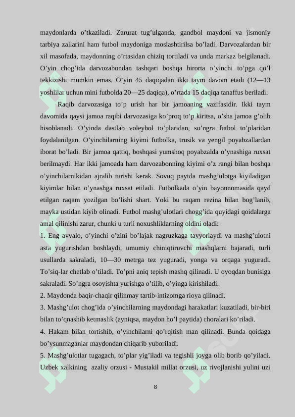 FUTBOLCHILARDA RAQIBNI ALDASH TEXNIKASINI O’RGATISH METODLARI 8