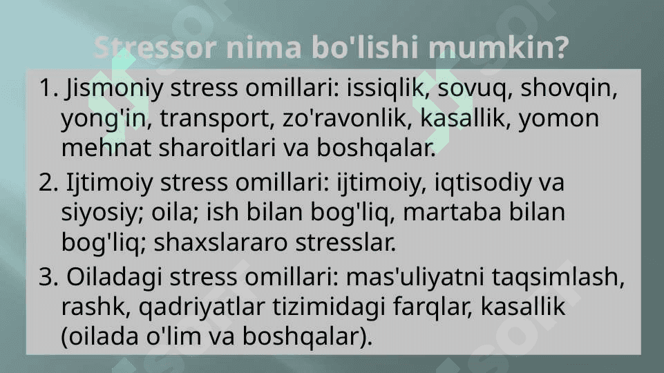 Ekstremal vaziyatlarning inson salomatligiga tasiri 5