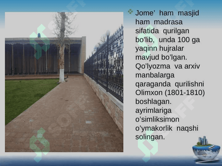 Qo’qon shahridagi tarixiy joylar 4