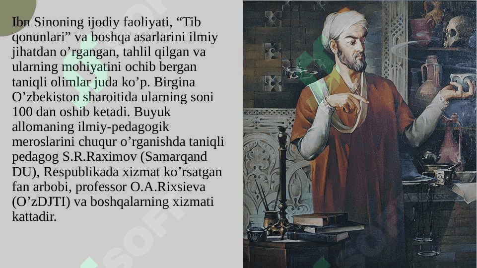 Sharq mutafakkirlarining jismoniy tarbiya haqidagi qarashlari. 7
