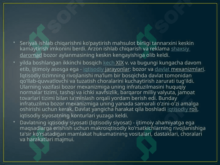 Iqtisodiy siyosatning zarurligi va shakllari 6