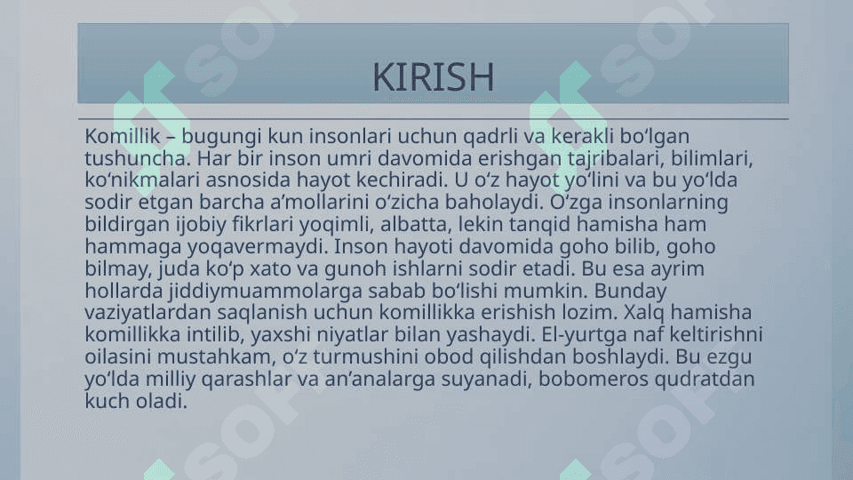 Tasavvuf tariqati nomoyondalari, ularning axloqiy tarbiyaviy qarashlari. 4