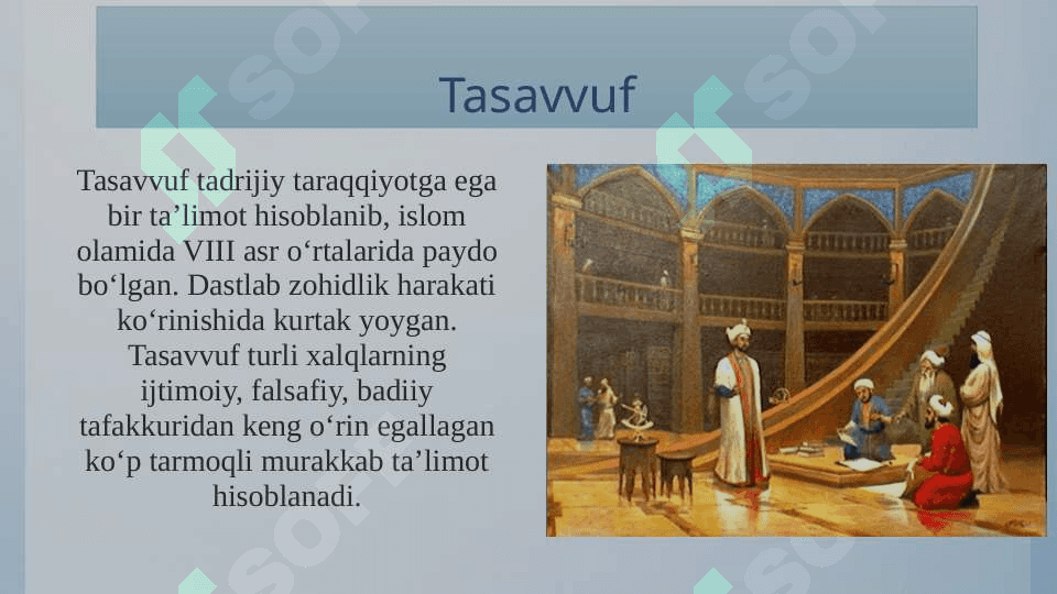 Tasavvuf tariqati nomoyondalari, ularning axloqiy tarbiyaviy qarashlari. 5