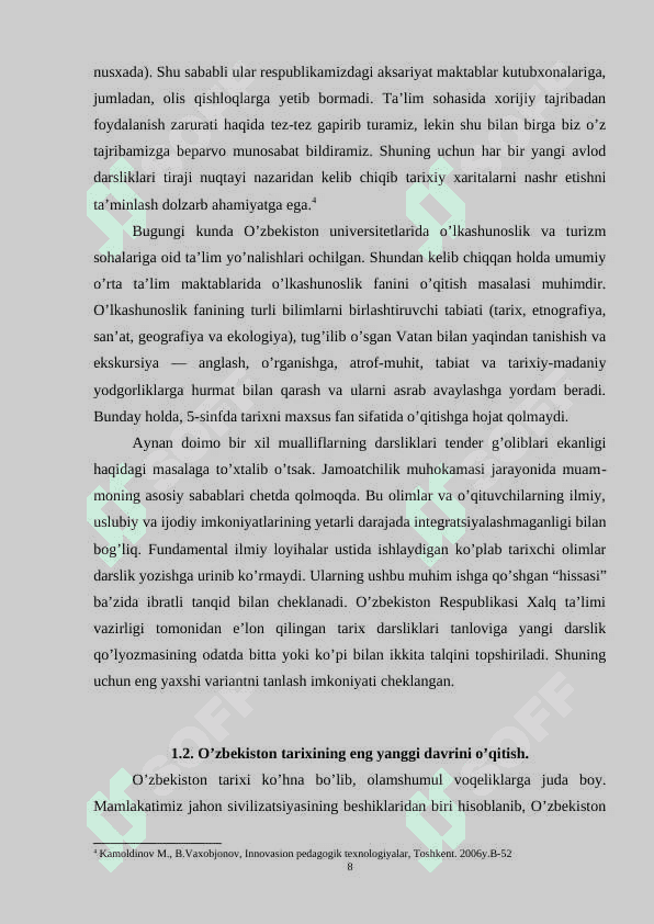 11-sinf O'zbekiston tarixi darsligining tuzilishi 8