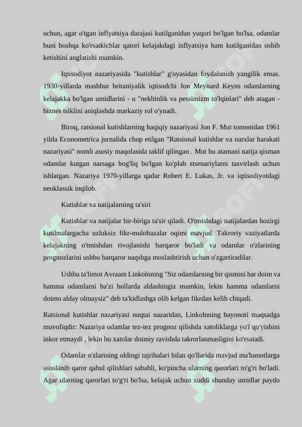 Ratsional kutish nazaryasi 6
