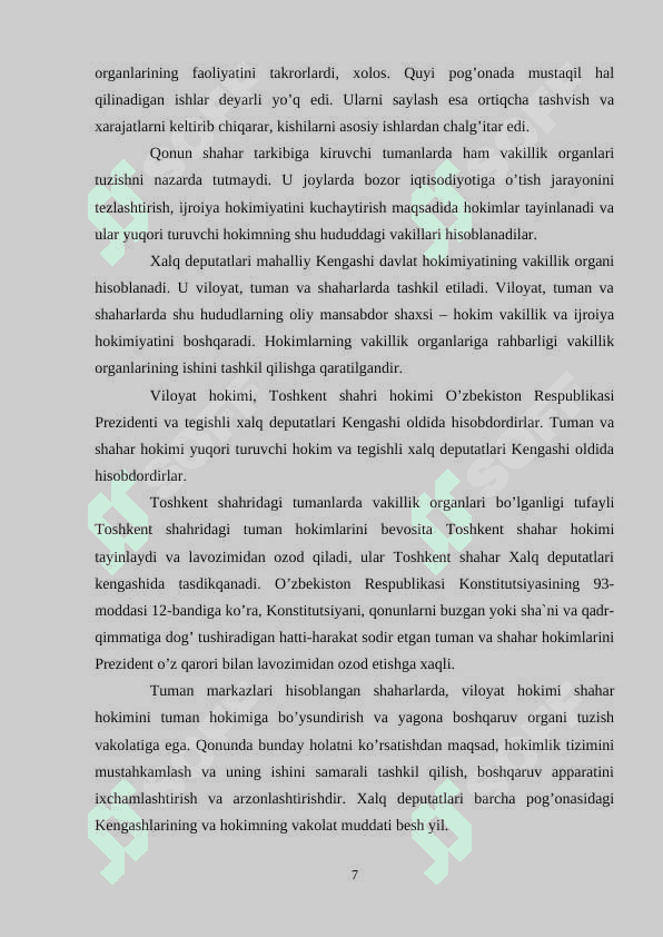 Mahalliy davlat organlari tizimi 7