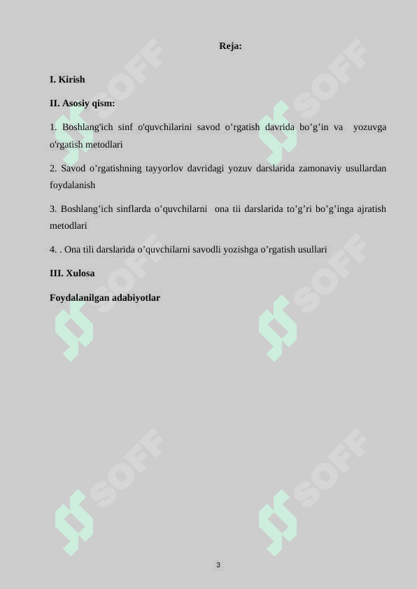 Savod o’rgatish davrida bo’g’in  ustida ishlash 3